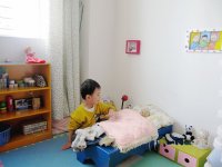 噓！小娃娃睡著咯！